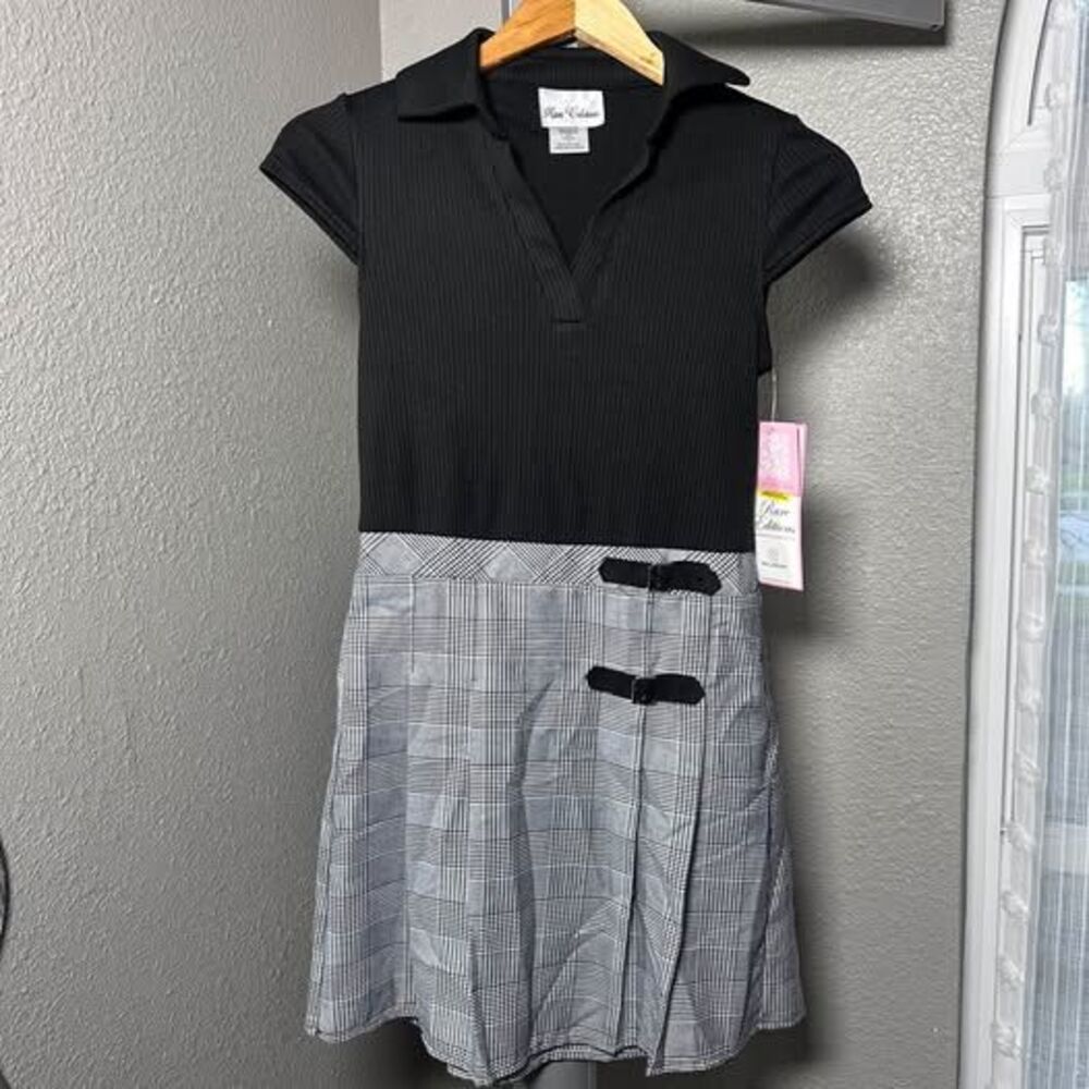 Rare Editions Plaid Skirt Dress Size 12